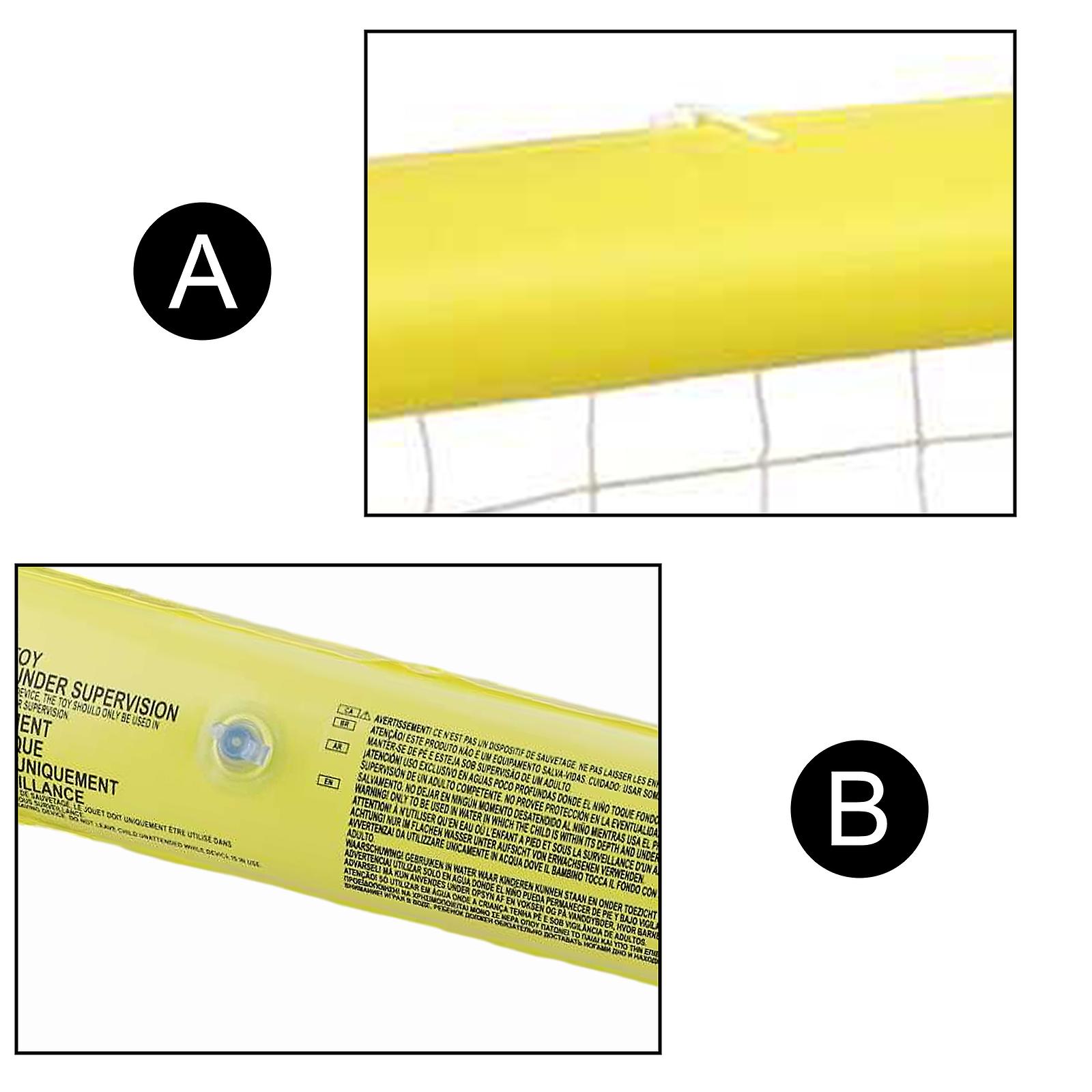 Uppblåsbart vatten Handboll Gate Pool Mål Net Vatten Beach Leksaker