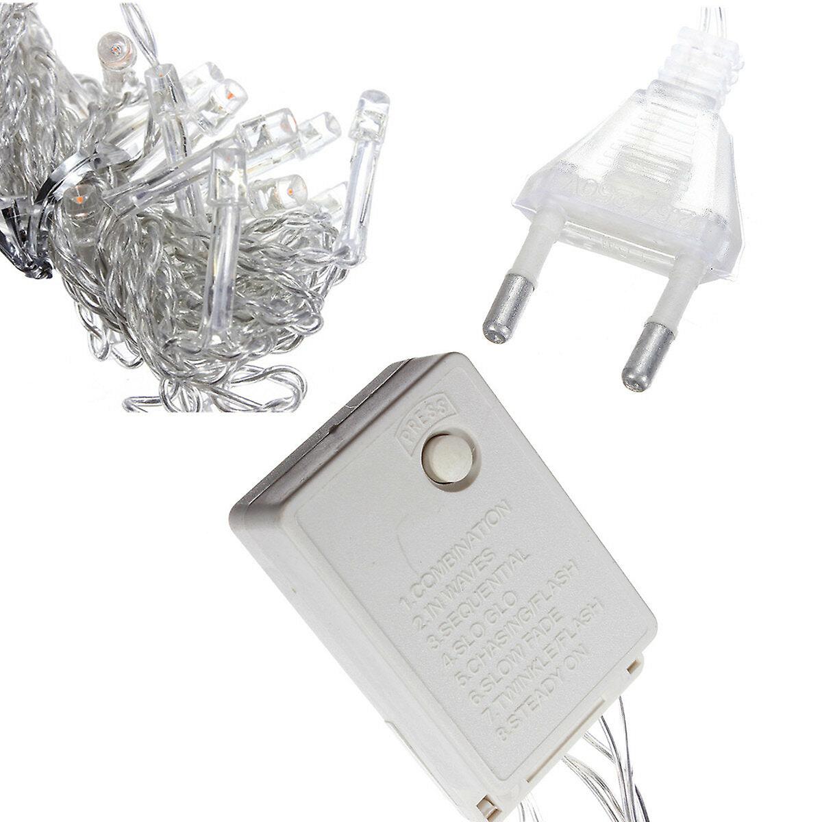 3Mx3m 300 Led 220v Outdoor Fairy String Lights - Curtain Lights For Xmas, Wedding, Party Decorations