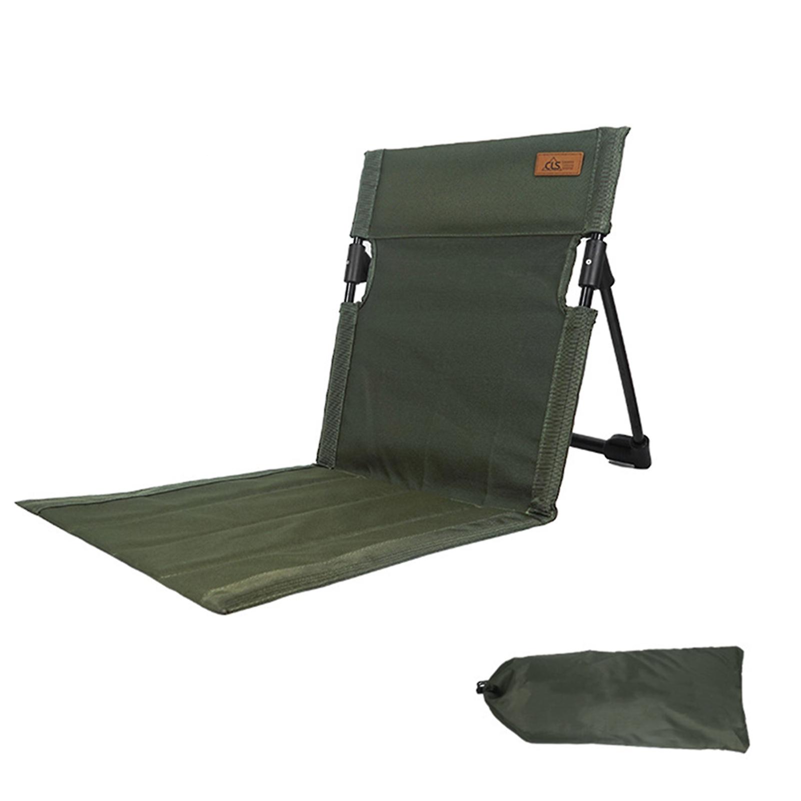 Sammenleggbar ryggstol med legering Rack Stable Easy Adjustables Seter for Beach Picnic