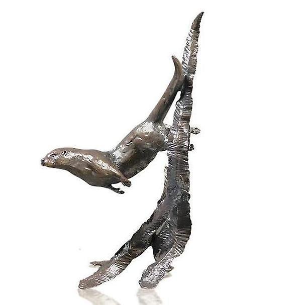 Water Meadow Otter Figurine By Allianceinteriorsltd