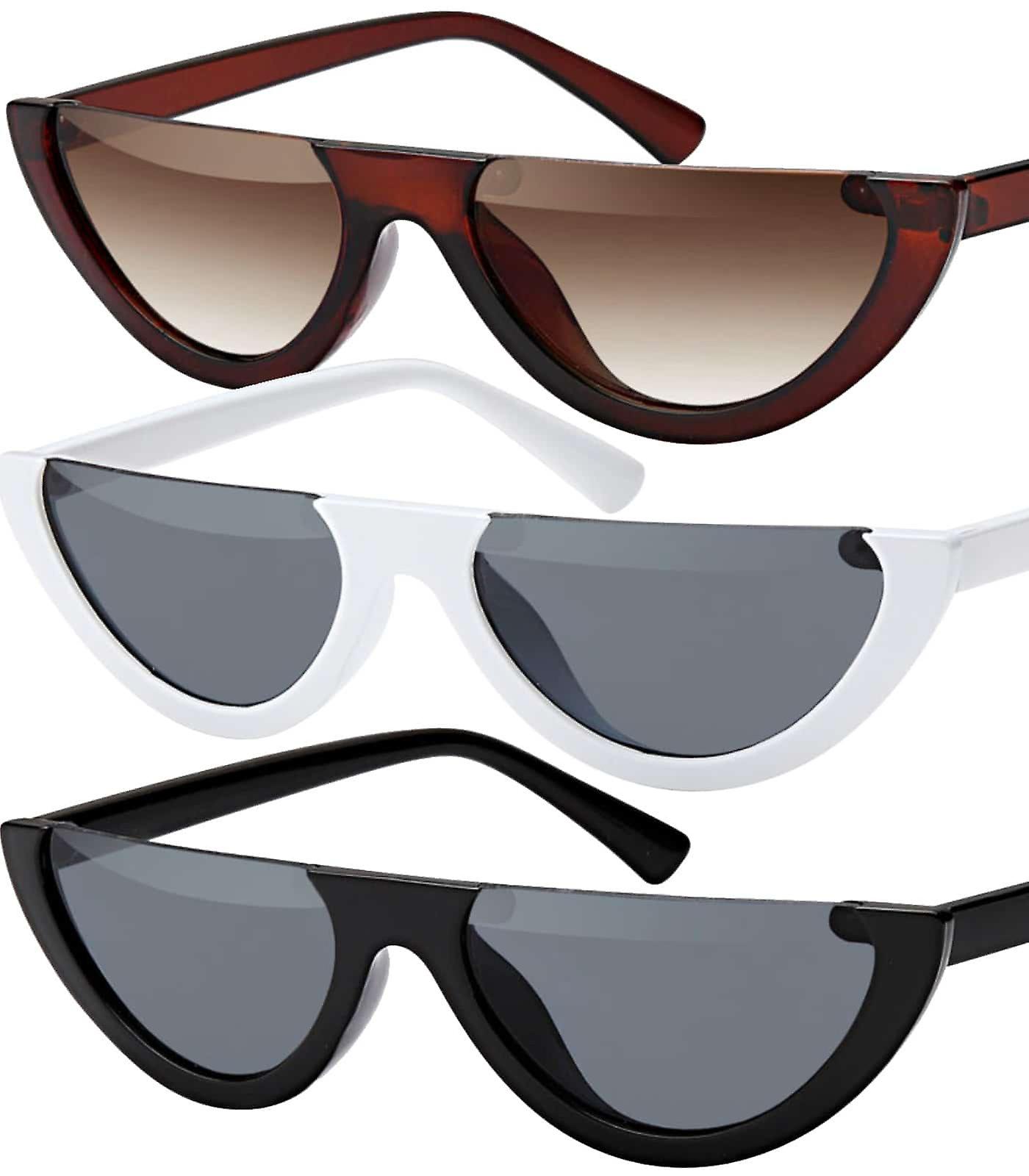 Women's Half Round Lens Sunglasses