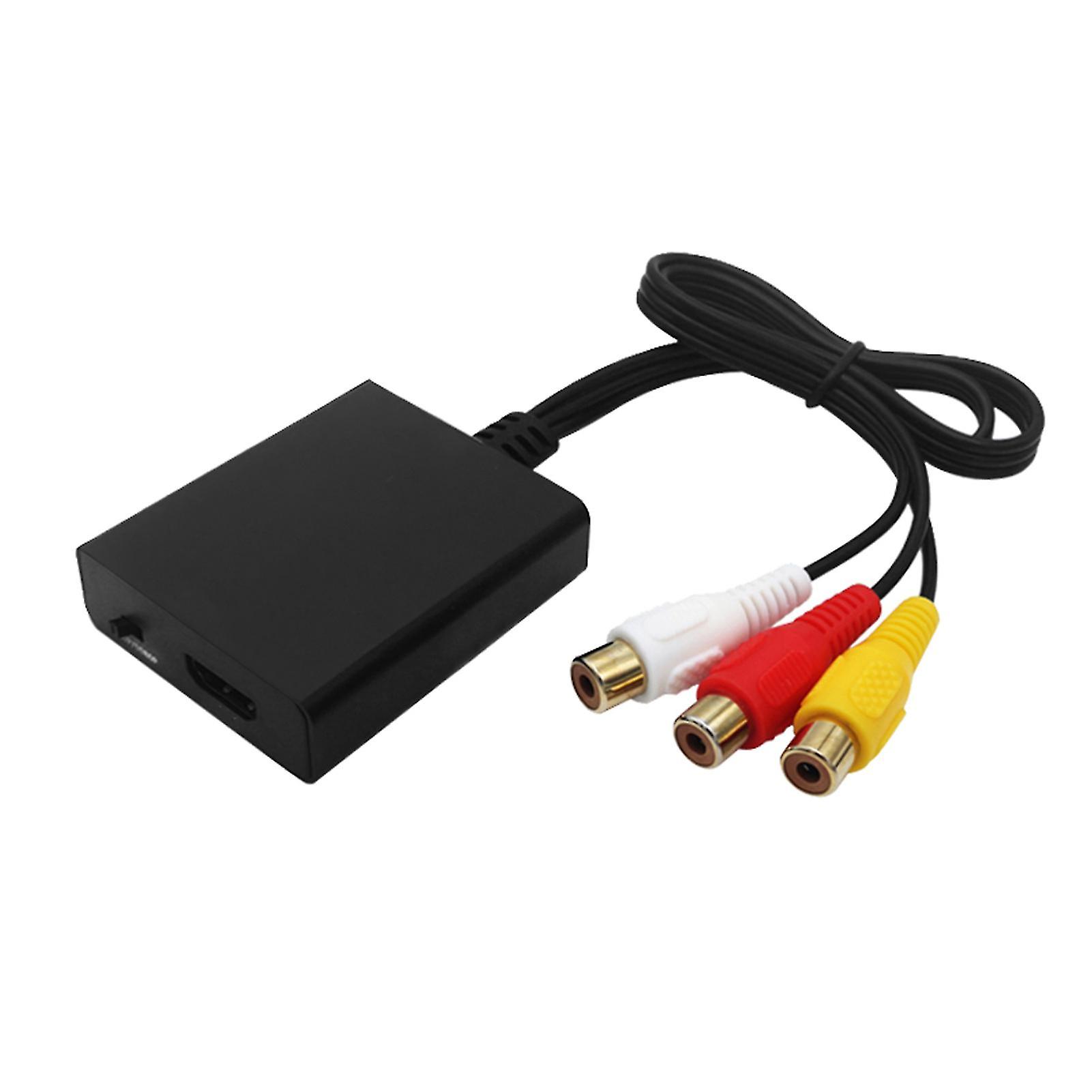 Video Switcher 1080p Hd-compatible Analog-to-digital Rca To Hdmi-compatible Low Power Consumption Video Converter Home Supply