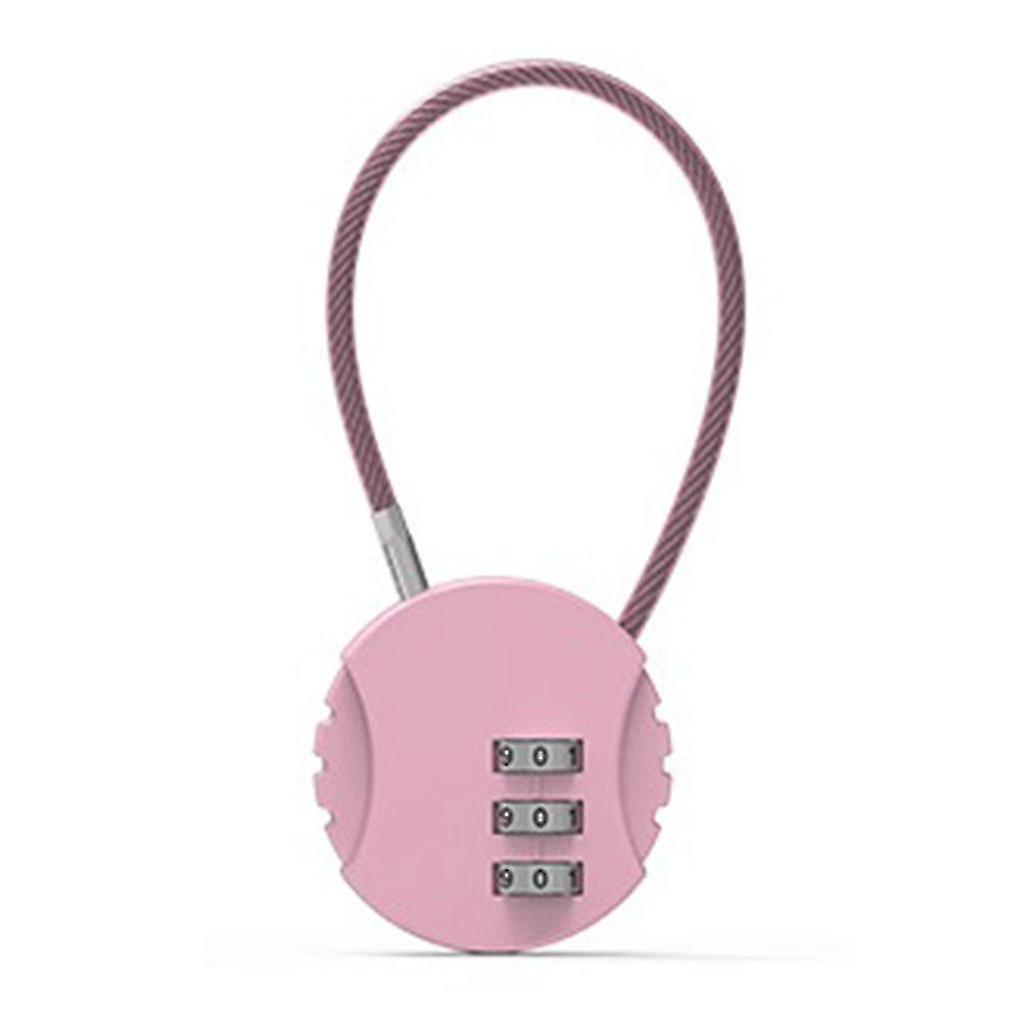 Zinc Alloy Cable Padlock Small Password Lock Set Your Own Combination Lock
