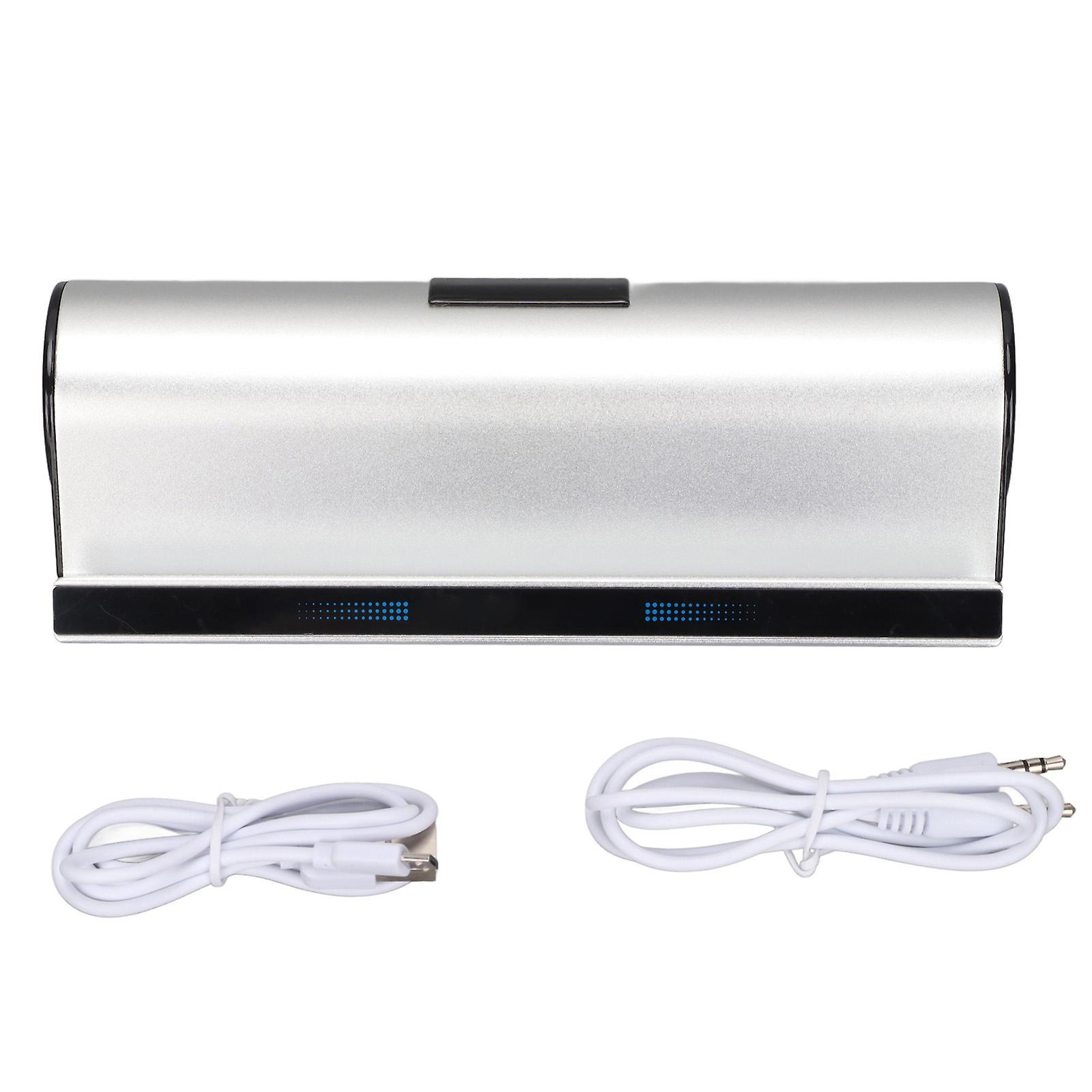 Portable Bluetooth Speaker with Stereo Sound, Rechargeable Battery, and Stand Function