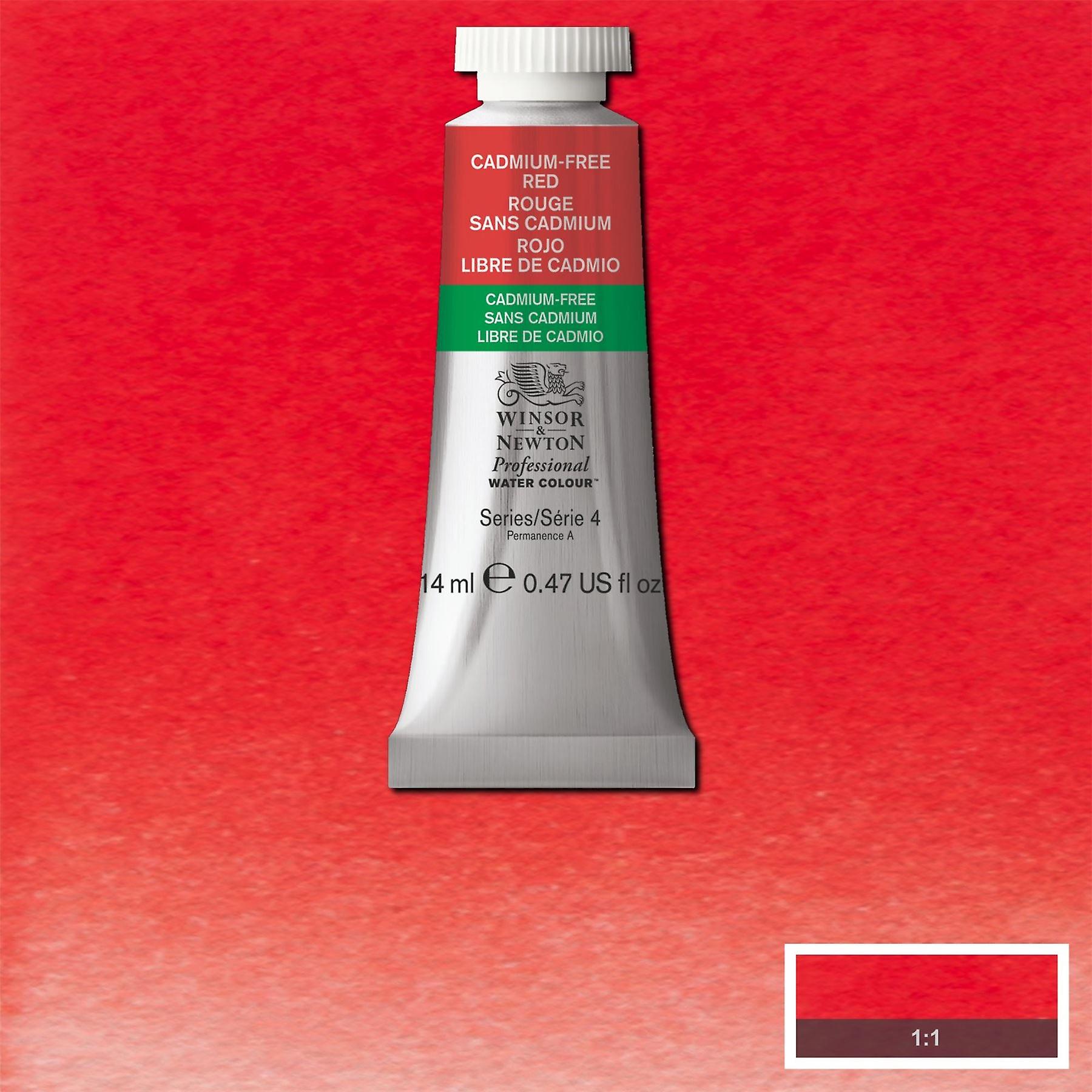 Winsor & Newton Professional Water Colour - Cadmium Free Red - 14ml