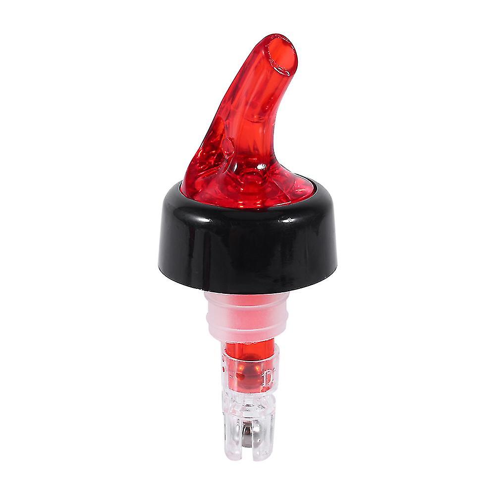 Plastic Pourer for 50ml Bottle, Drink Dispenser, Red Wine and Liqueur, Red
