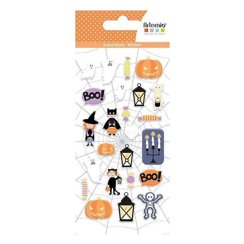 Halloween puffy stickers