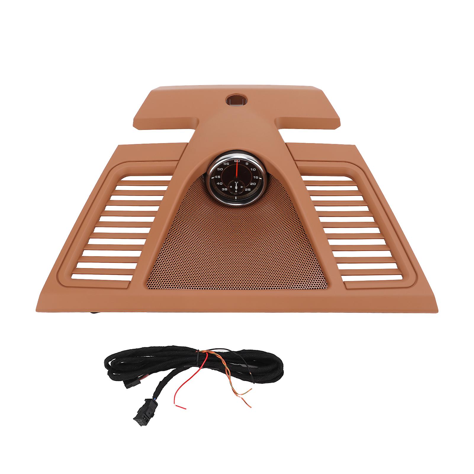 Dash Clock Instrument Panel,Cognac Dash Clock Grille Dash Clock Cover Dash Clock Surround Trim Innovative Solution