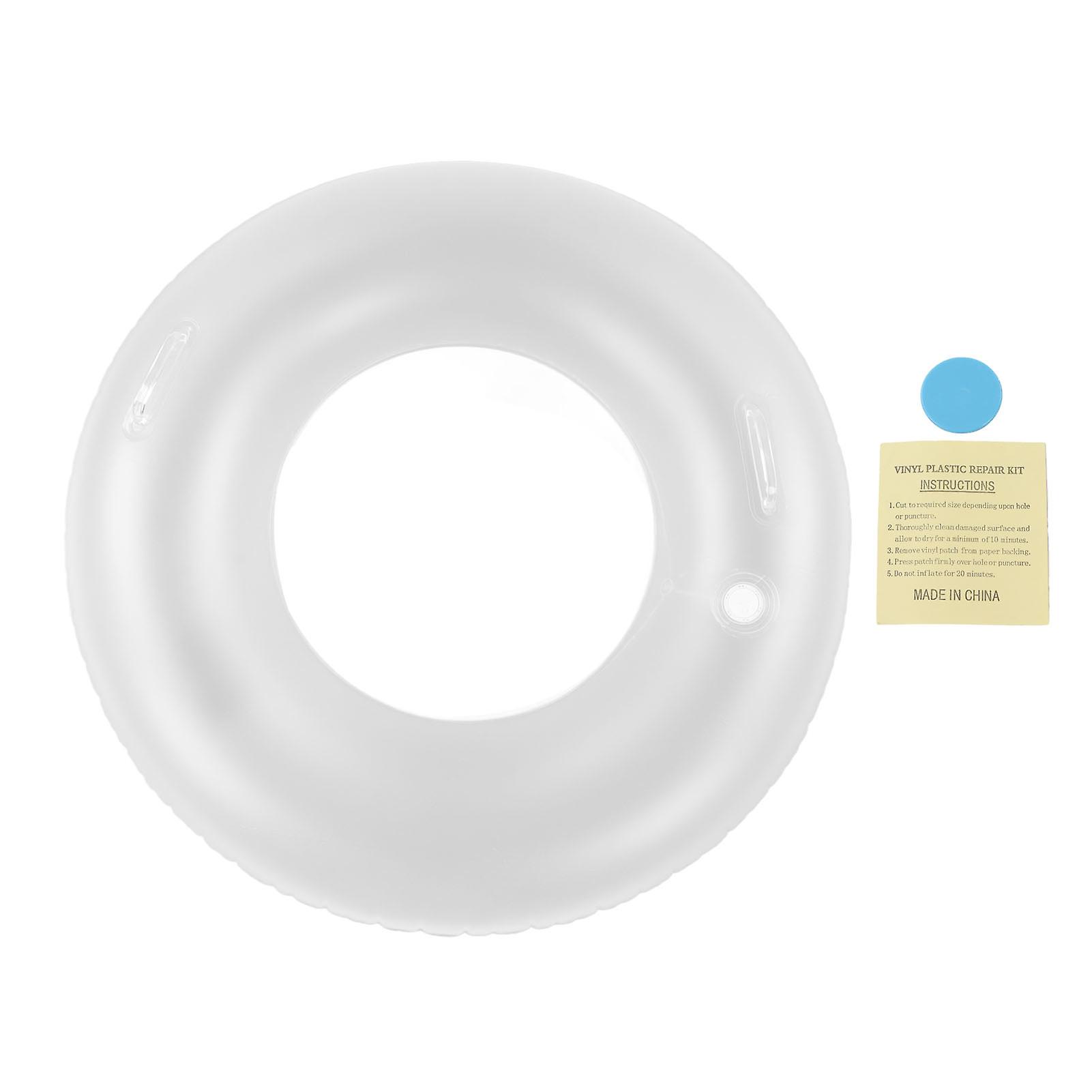 Clear PVC Inflatable Pool Ring with LED Lights for Summer Parties