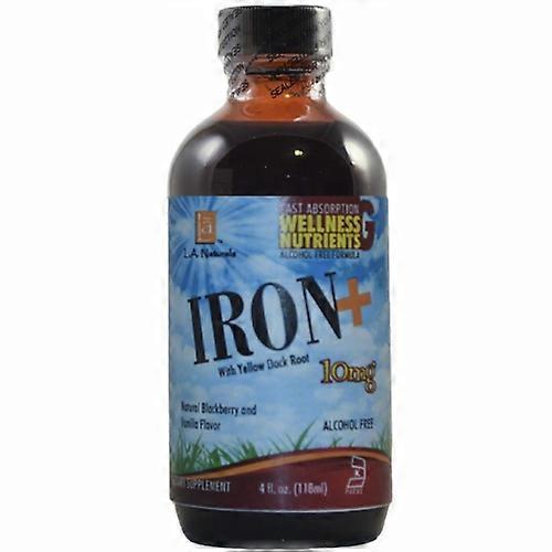 L. A .Naturals Liquid Iron+,10 mg ,4 Oz (Pack of 1)