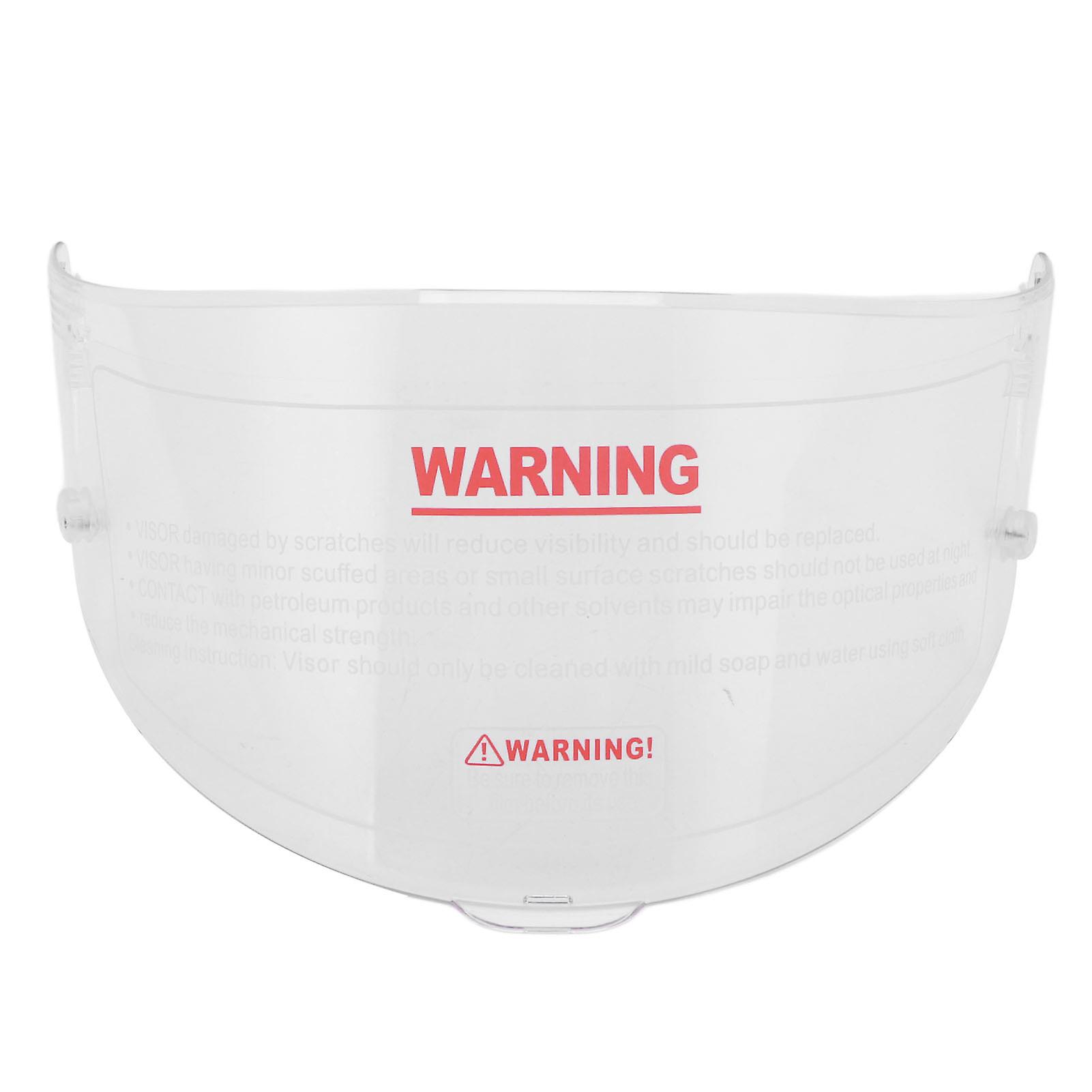 NFR NX Motorcycle Helmet Visor - Clear UV-Protected Face Shield