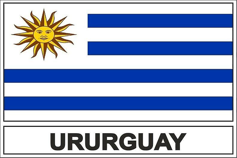 Stick sticker flag ROU uruguay