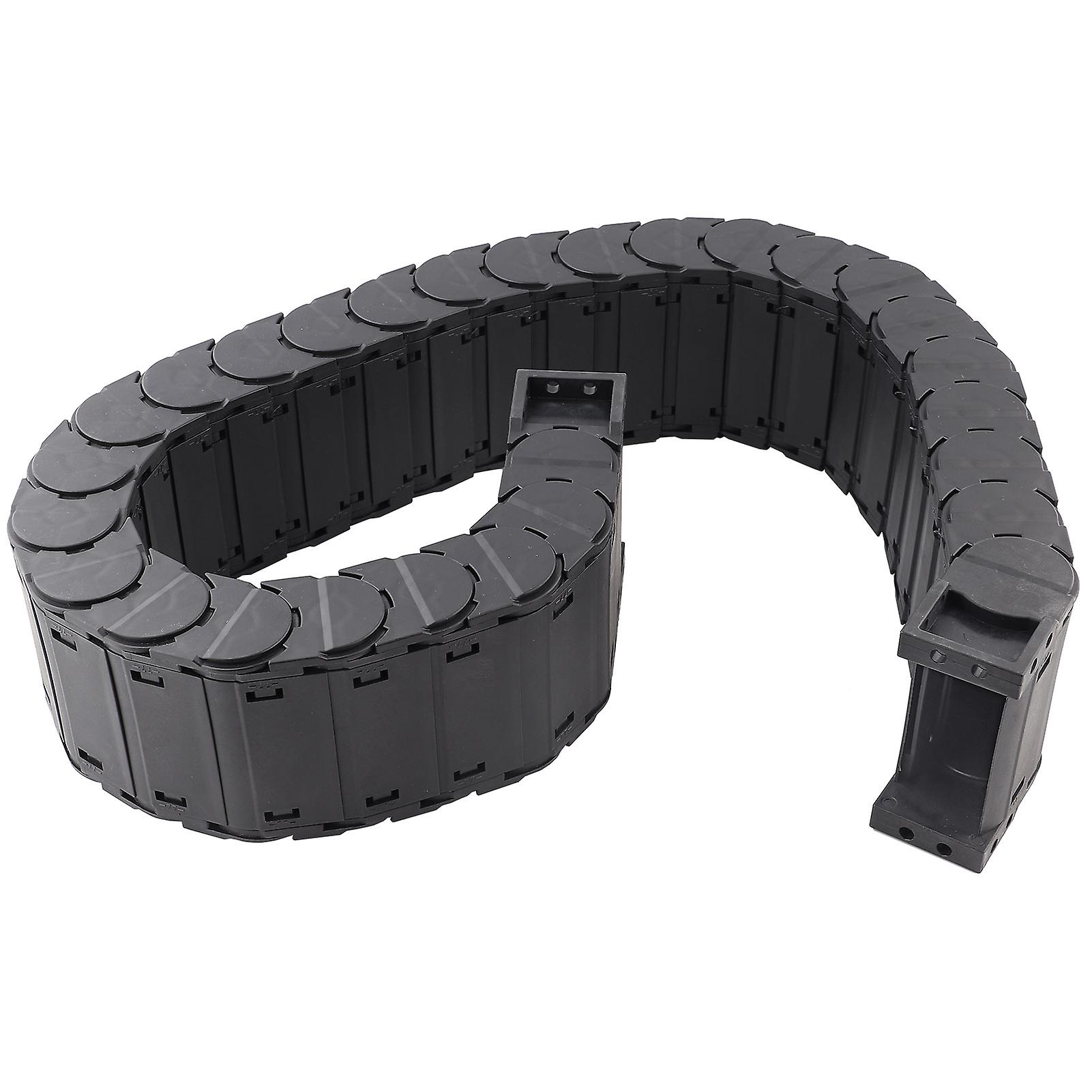 Cable Drag Chain Low Noise Series Nylon Wire Carrier Detachable Assembly 0.7 Meter