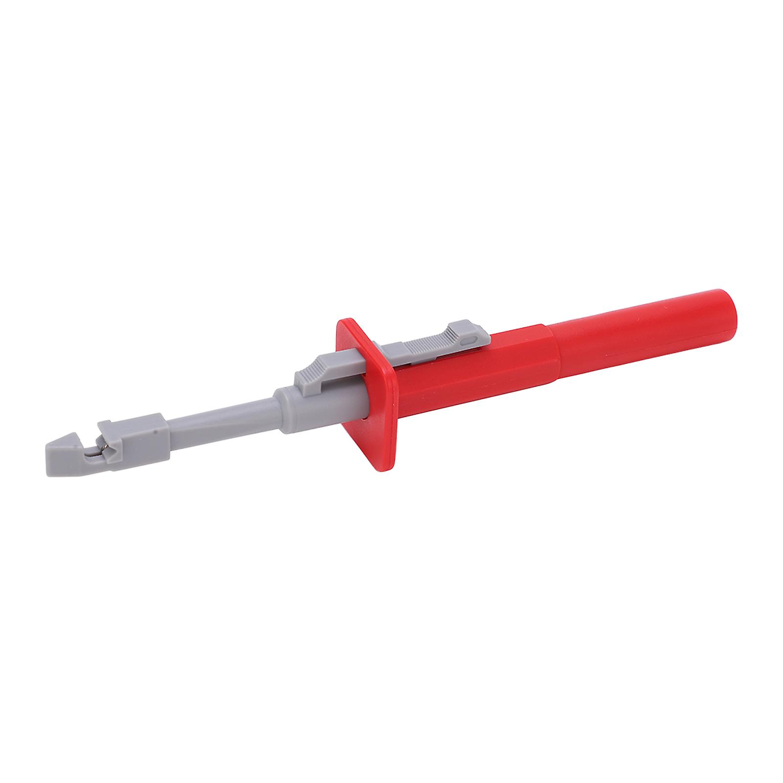 J.30020 Wire Piercing Probe Clip Lossless Break Free Puncture Probe with 4mm Jack for MultimetersRed