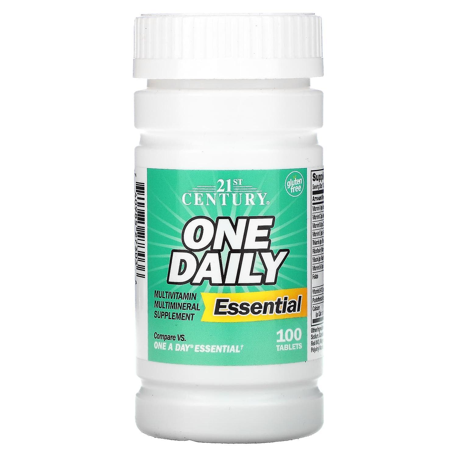 21st Century, One Daily, Essential, 100 Tablets