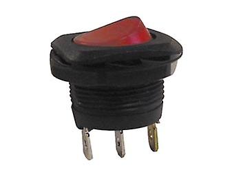 Power Rocker Switch 5A-250V Spst On-Off - With Red Neon Light