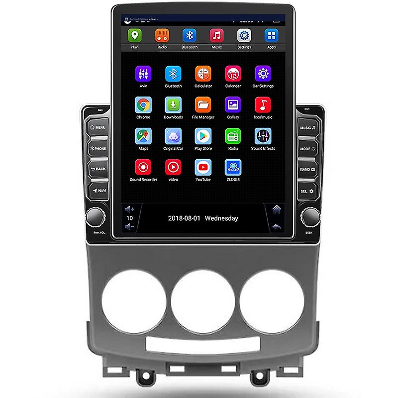 Car Radio Multimedia Video Player For Mazda 5 Mazda5 2005-2010 Navigation For Tesla Style 9.7 Inch