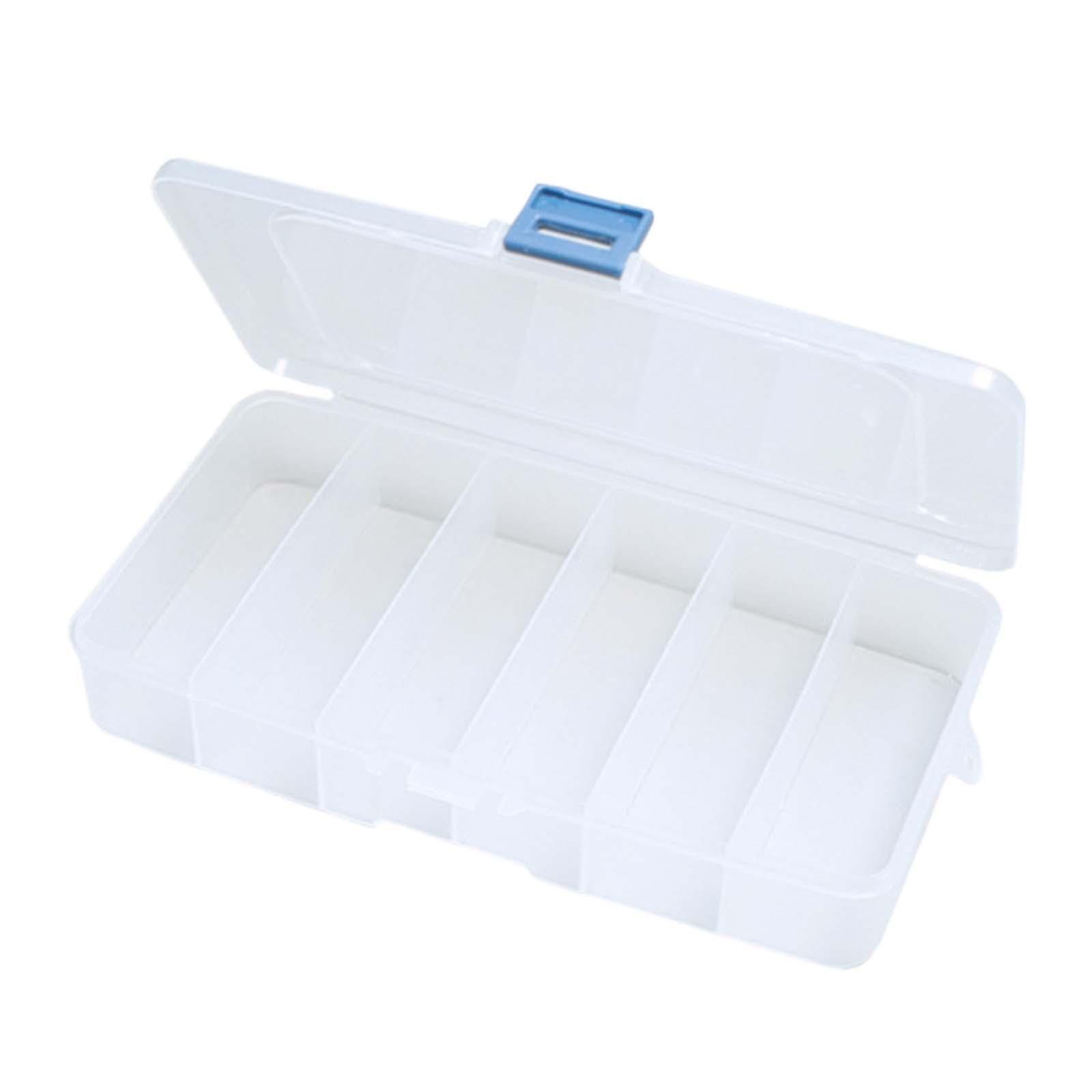 Small Clear Storage Box Small Containerwith Lid for Hardware Screws Earrings