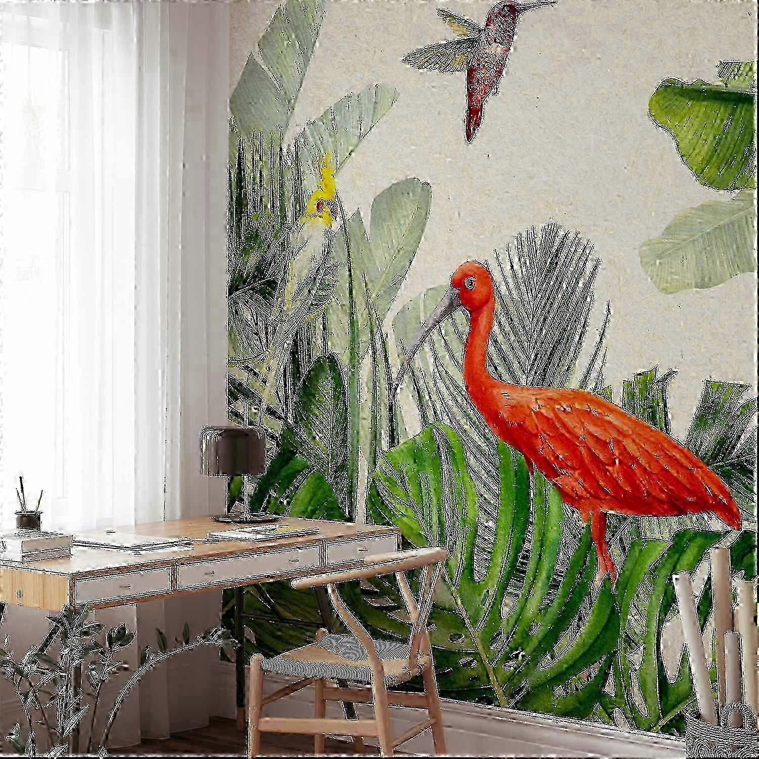 Self-adhesive Wall Mural - Exotic Birds - Third Variant