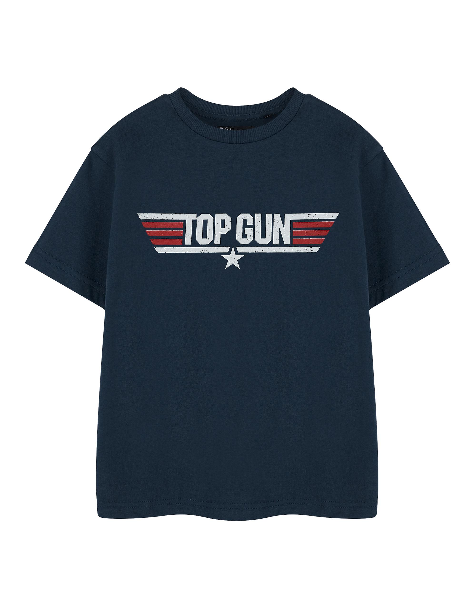 Top Gun 男童短袖 T 恤 蓝色 迷你 Me