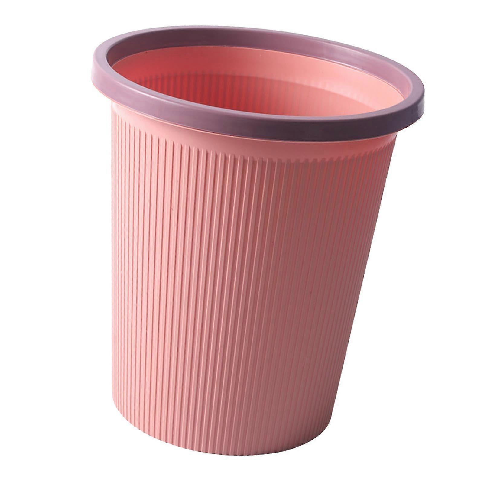 Large Plastic Trash Can with Pressing Ring 10.58oz for Kitchen