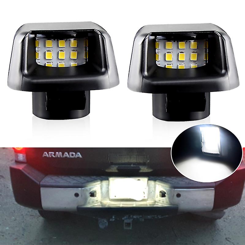 For Nissan Armada Frontier Navara Titan Xterra For Suzuki Equator High Brightness Led License Plate Light Number Plate Lamp