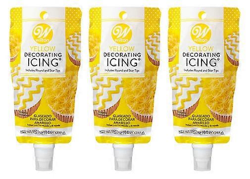 Wilton Decorating Icing Yellow 3 Pack