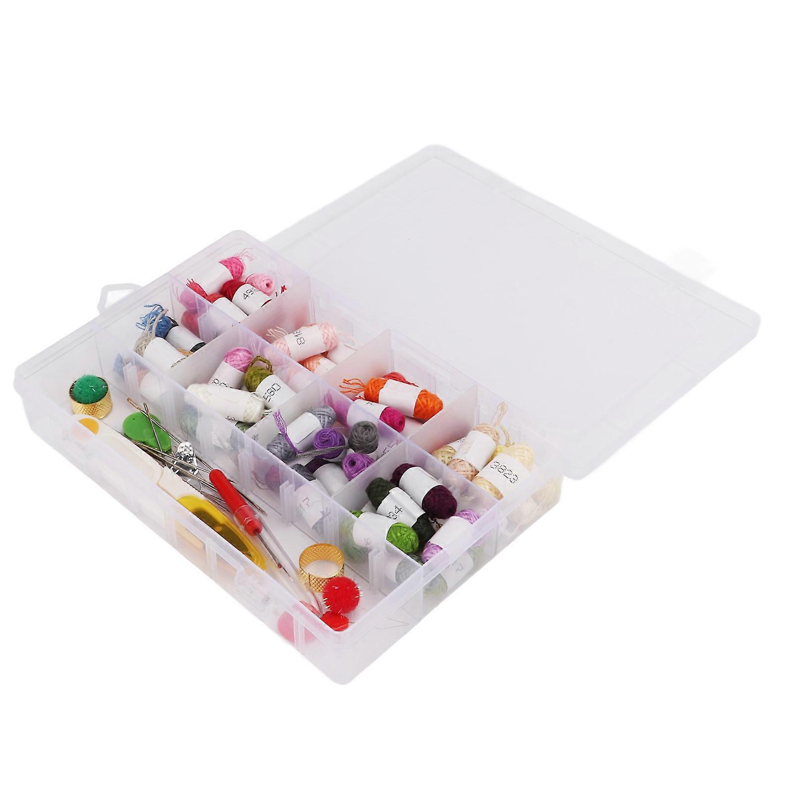 Sewing Set Lightweight Compact Design Multicolor Diy Household Needle Thread Embroidery Sewing Kit