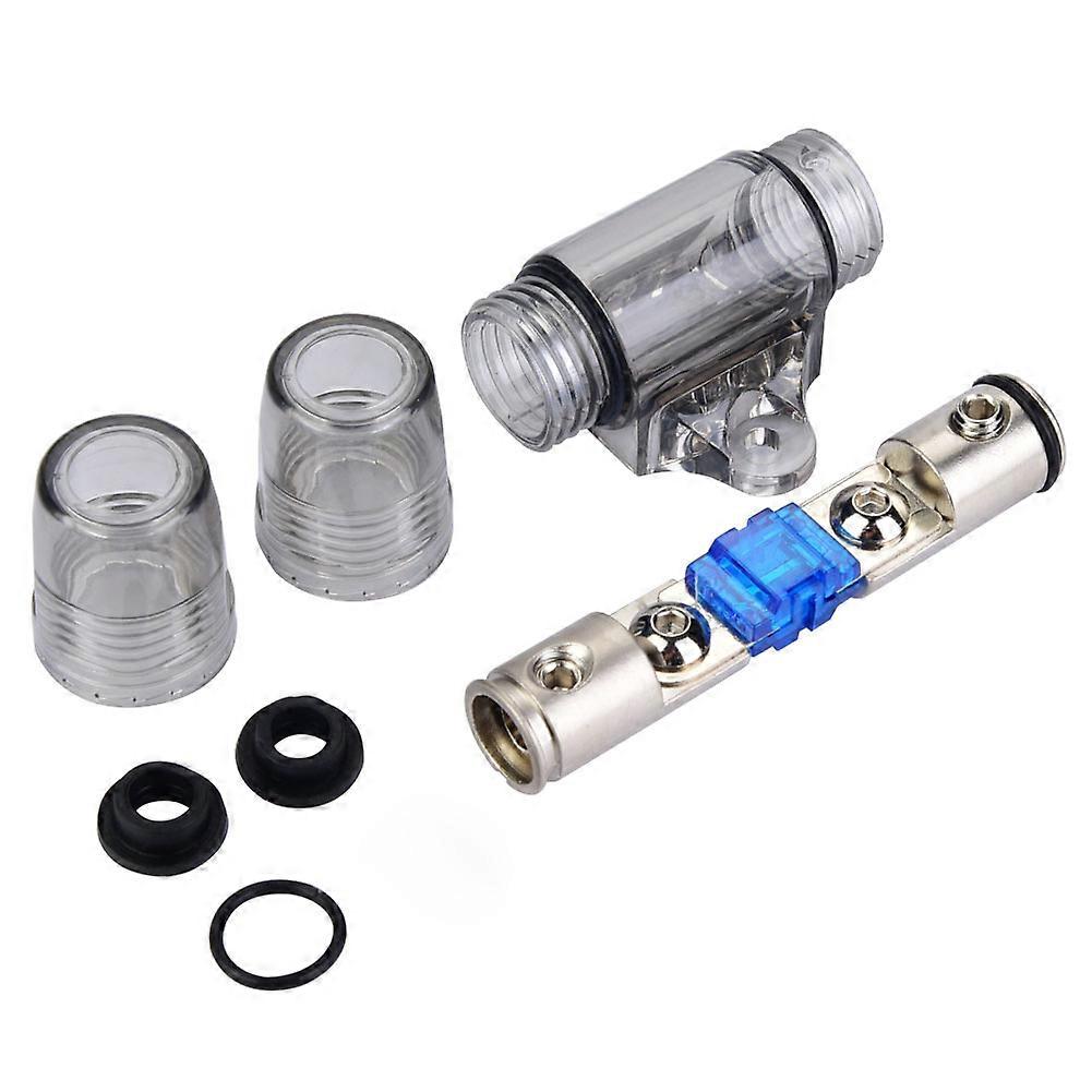 1 In 1 Out 60A Blocco di distribuzione fusibili Auto Audio Portafusibili 4/8 Gauge Wire