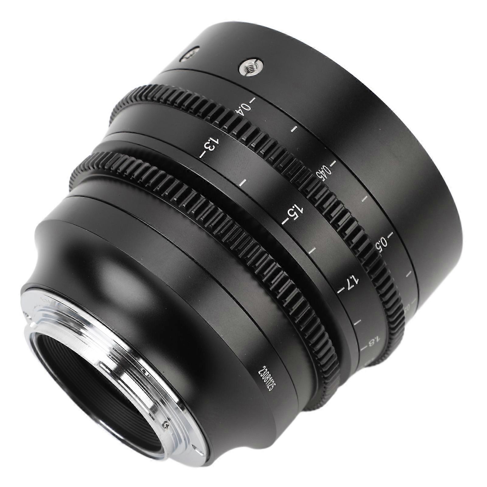 14mm T2.9 Full Frame Cinema Lens 114 Degree Ultra Wide Angle Manual Focus Cinema Lens 270 Degree Focus Stroke E Mount for A7 A7R A7S A7II