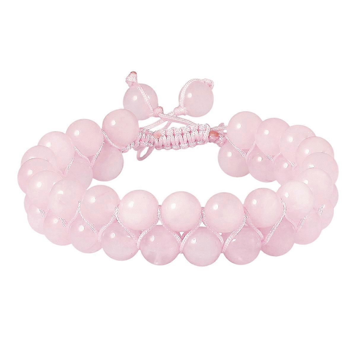 Bracelet-RoseQuartzLove-DoubleWrap-GentlePinkVibes