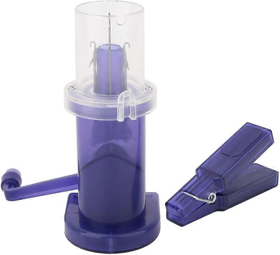 Knitting tools, blue knitting sewing tools, DIY knitting mini knitting machine