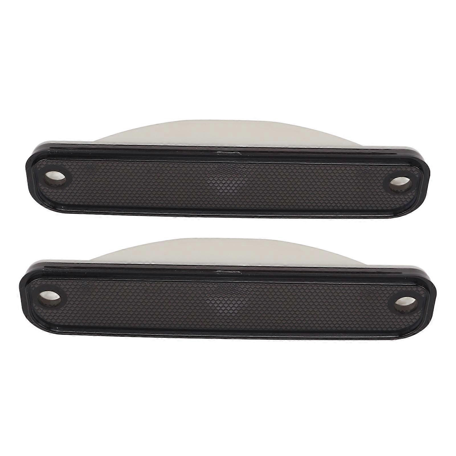 Pair Front Signal Side Marker Light Cover Lens 6270434 Replacement for Blazer Pickup Truck 19731980 Black NO.71441