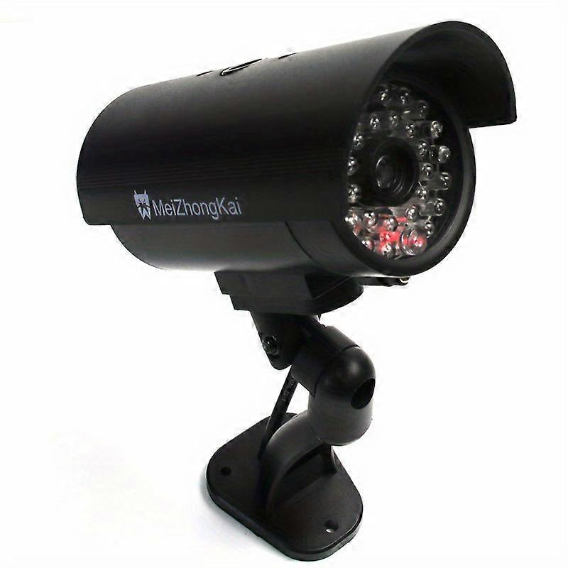 Five-second LED Red Flashing Simulation Dummy Camera, Waterproof Decoy Security Camera With Long Battery Life, And More Realistic With Cable