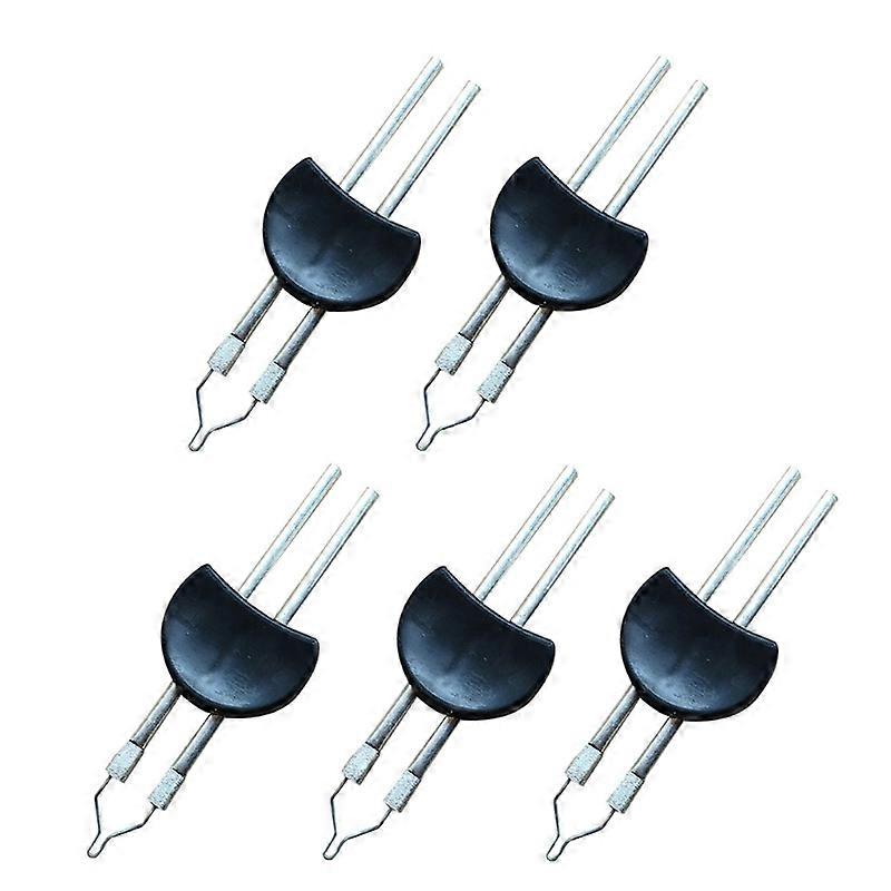 N80e 5pcs Perfect End Thread Cord Burner Fine Tips Instant End Max Melting Welding Pen Head Replacement Fitting Jewelry Tools