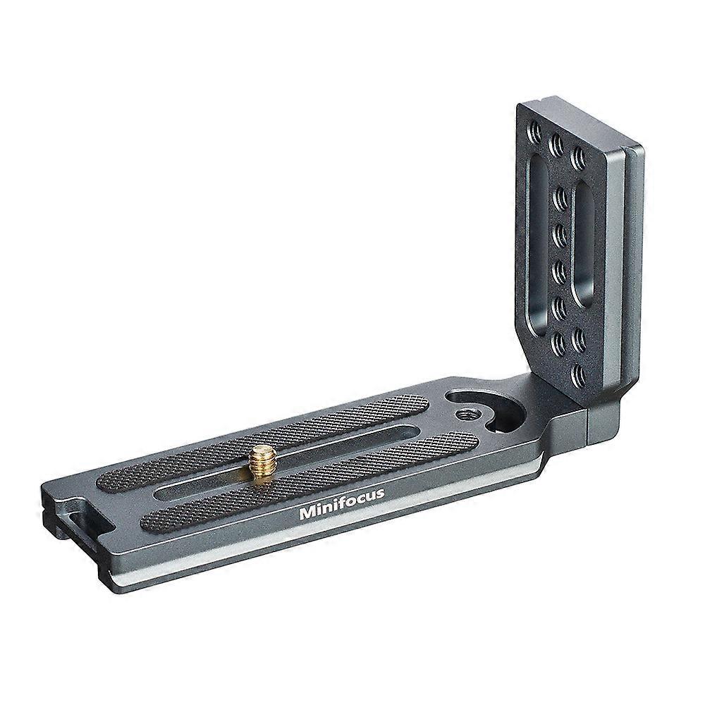 Universal Quick Release L-Plate for DSLR Camera, Quick Mount, 1/4 Screw, Sony A7iii, II, A9, A6400, Nikon Z7, D750, IL, 5D, Eos R