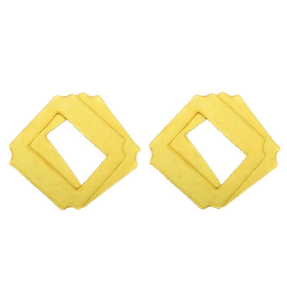 4Pcs Mops for Robot Window Cleaner for Win660 / RL880 /RL1188 ,4Pcs Yellow Mops