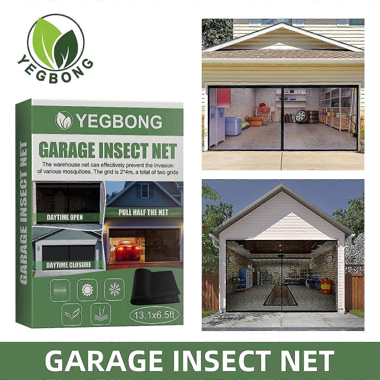 Multifunctional Garage Mesh Screen Door Seamless Insect Mesh Garage Door Screen Easy To Install And Use 6.5x13.12ft Window Screen