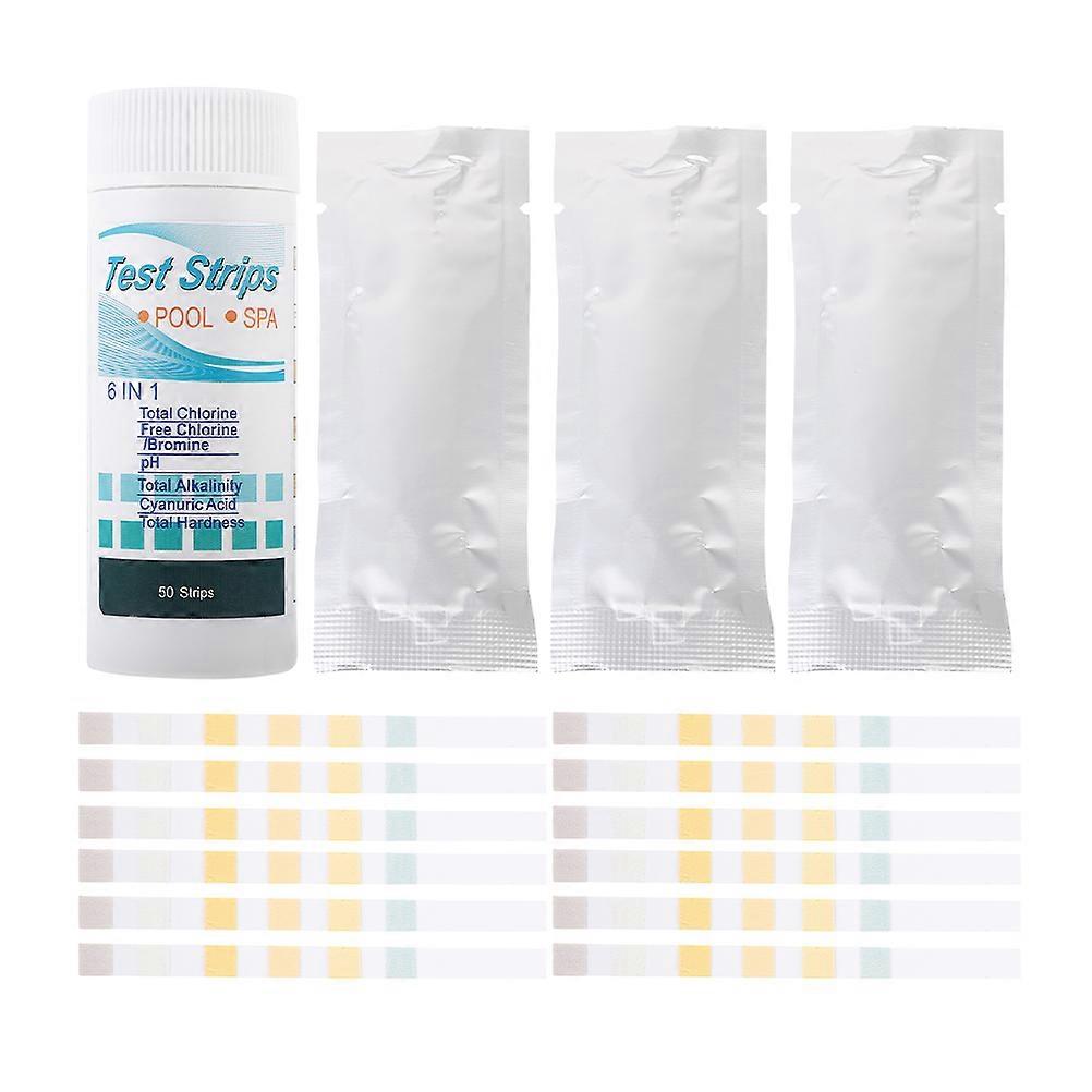 100Pcs Pool Test Strips for pH swim Pool Test Strips Portable Water Test Strips Testing Tools