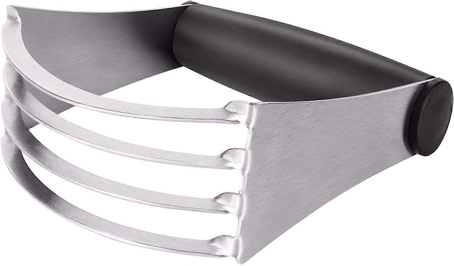 Dough Mixer Fixed Handle Professional Pastry Mixer Dough Cutter With 4 Heavy Duty 1.2mm Stainless Steel Blades for Butter, Pie Crust, Baking