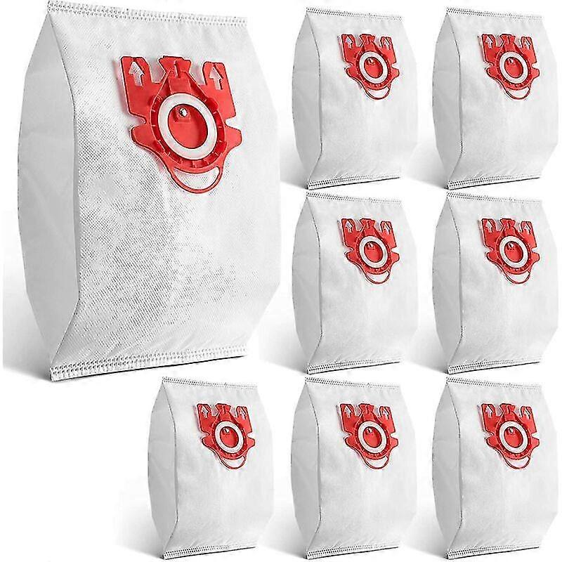 8 Replacement Fjm Bag For Miele Vacuum Cleaner With 2 Replacement Filter