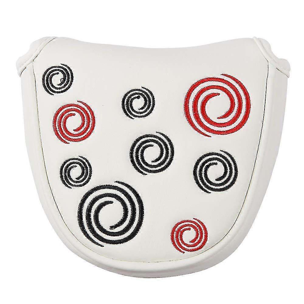 Golf Head Cover Golf Mallet Putter Covers Leather Headcover Cierre magnético
