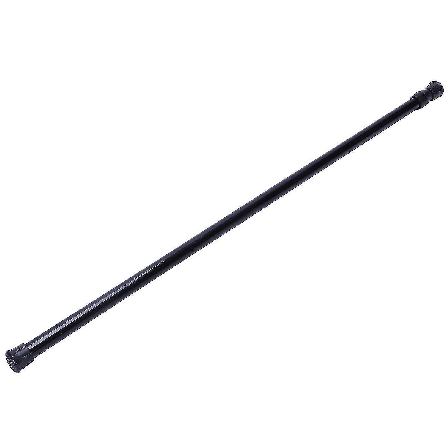 Extendable Telescopic Spring Loaded Net Voile Tension Curtain Rail Pole Rods,55-90cm,black