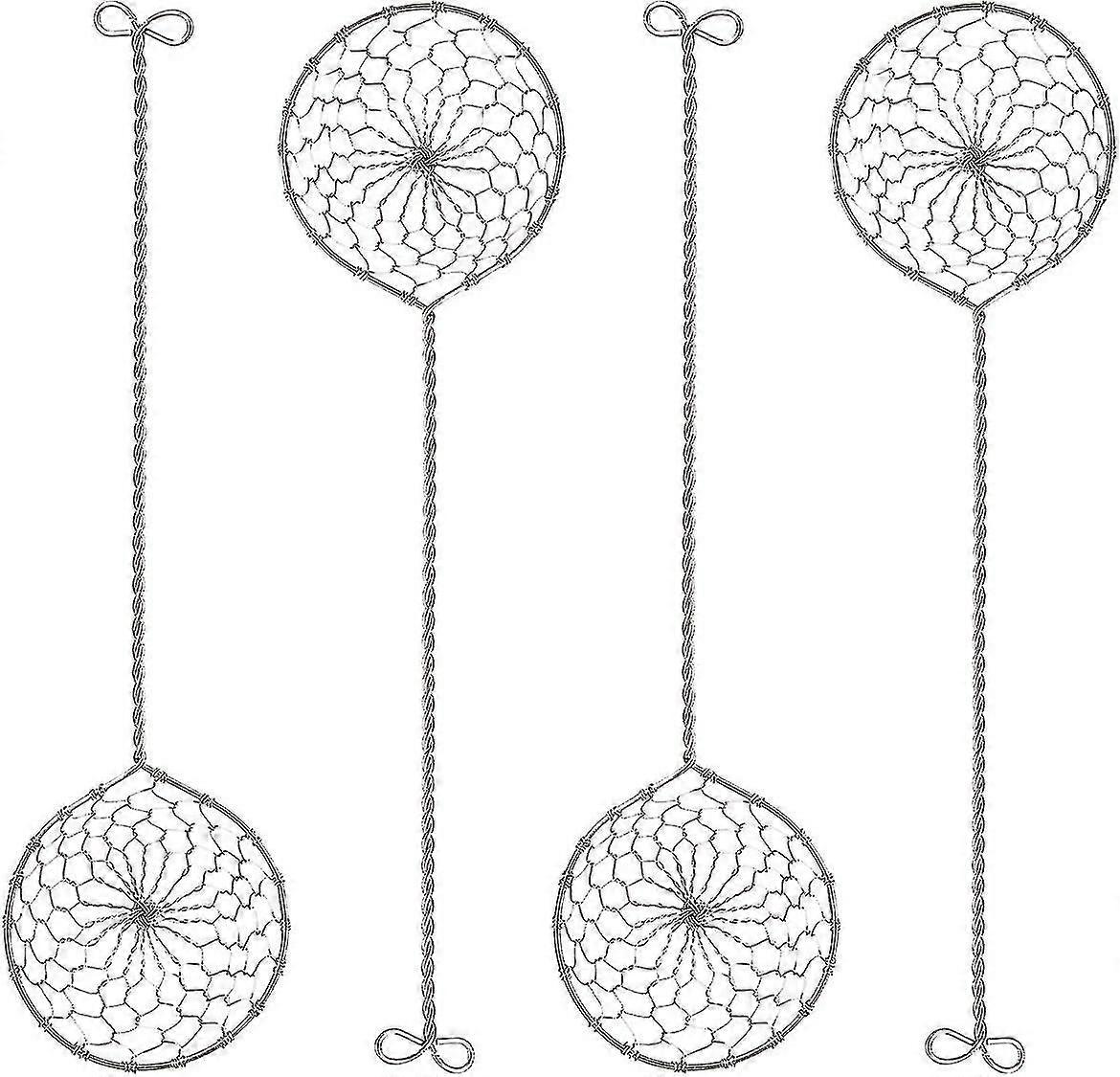 4 Fondü Süzgeç Seti, Paslanmaz Çelik