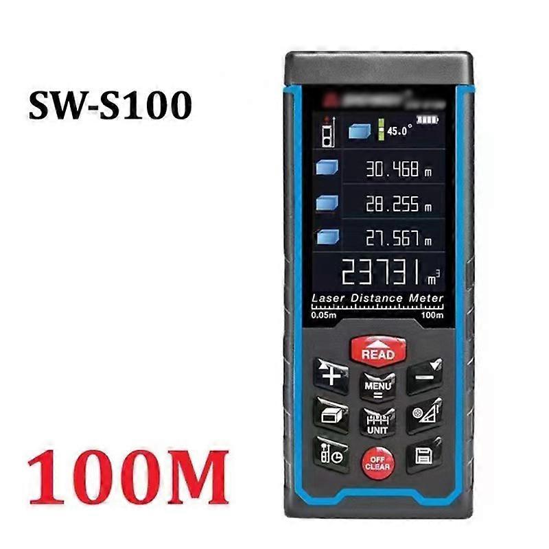 Digital laser distance meter camera usb recharge portable colorful screen range finder rangefinder sw-s50 /s100