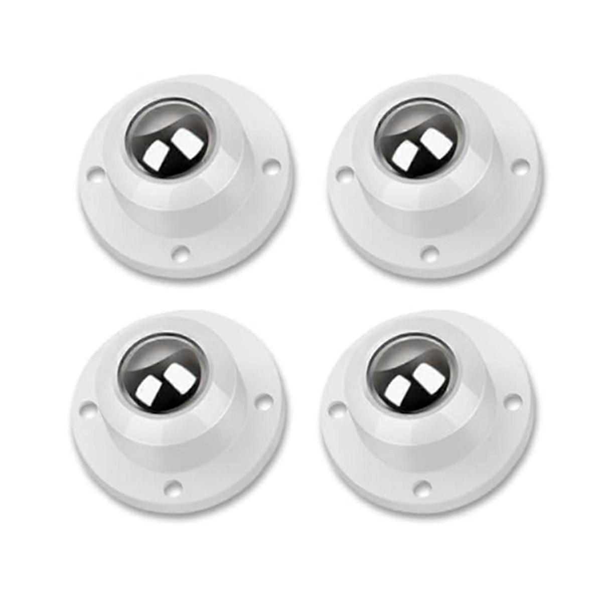 4pcs Self Adhesive Caster Wheels for Furniture,Trash Can,Universal Pulley 360 Degree Rotating Adhes