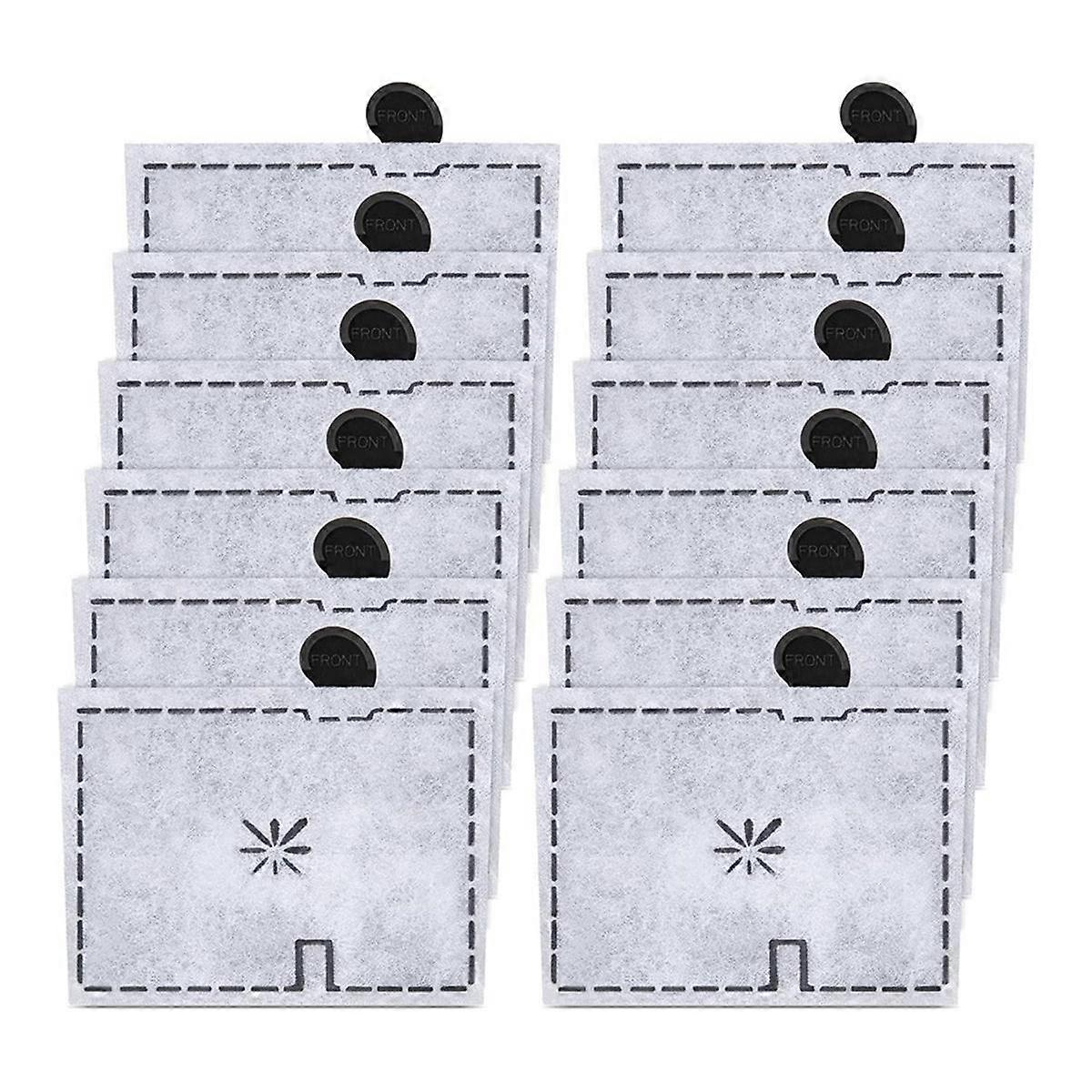 12Packs Small Filters Cartridges Replacement for QuietFlow E Internal Power Filter 10 and 1/2.5/5 G