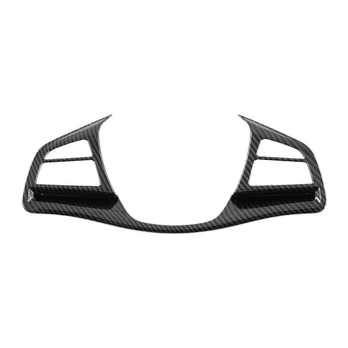 Steering Wheel Frame Decor Switch Button Cover Trim Decoration Carbon Fiber Look for TANG