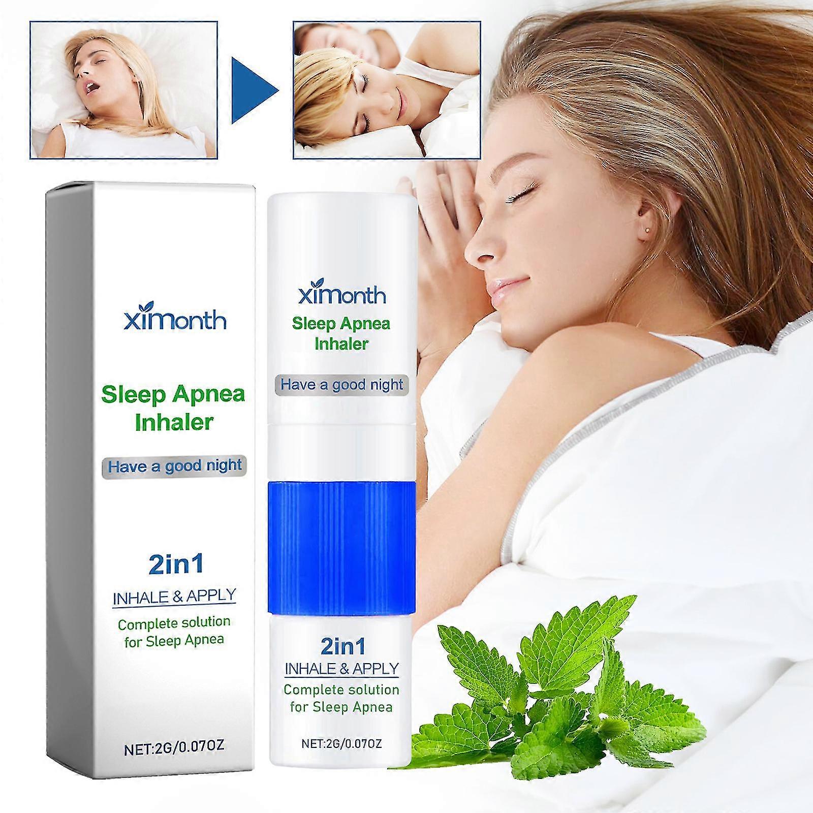 Sleep Apnea Inhaler, Reduce Airway Obstruction Improve Breathing, Snoring Solution Help Open The Throat Air Passage