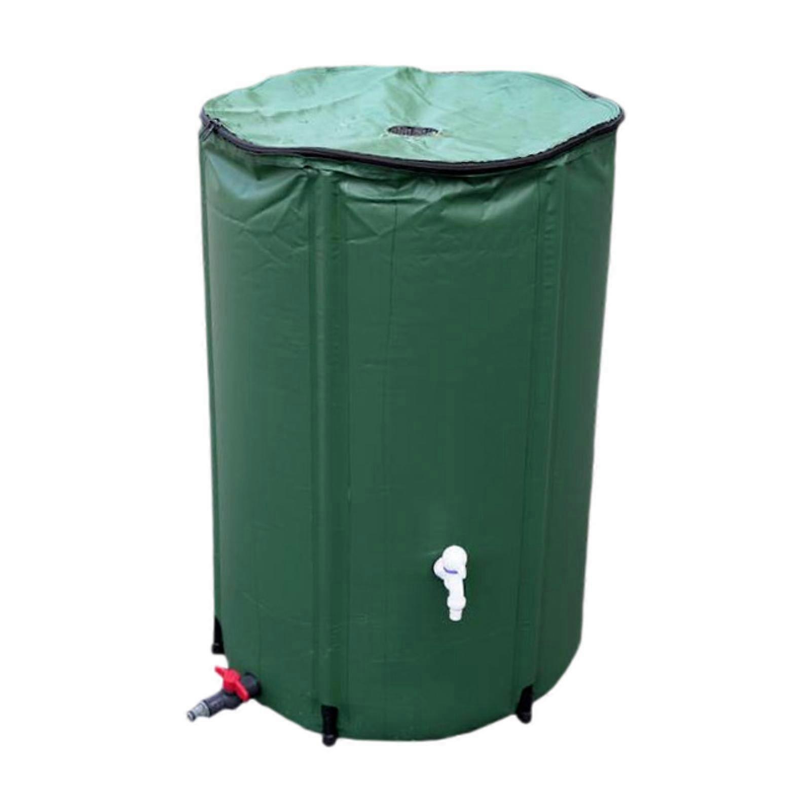 Faltbare Regentonne mit Zapfhahn PVC-Regentonne Faltbarer Regenwasserbehälter 50 L